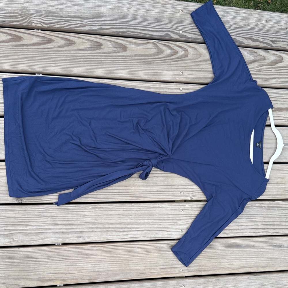 Women’s size XS Ann Taylor Navy Cotton Dress